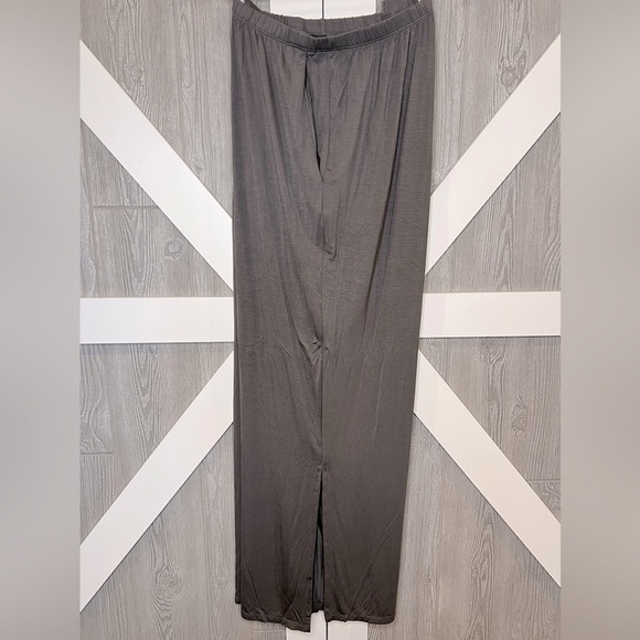 B16.18 NWT Retreat Rhonda Shear Split ankle grey loungewear pants 3X - Picture 1 of 6